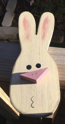 Wood Bunny Face 33395 - Wood Bunny Head Wood Bunny Face 33395 - Wood Bunny Head