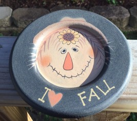  Primitive Wood Fall Plate 33609F - I love Fall Wood Plate 