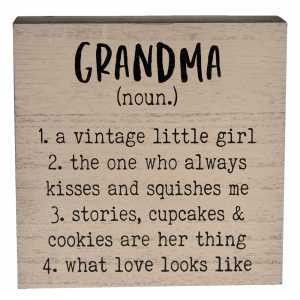 34471 Grandma Definition Box Sign 34471 Grandma Definition Box Sign