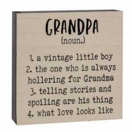 34472 Grandpa Definition Box Sign 34472 Grandpa Definition Box Sign