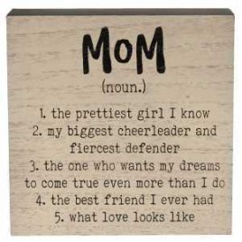34473 Mom Definition Box Sign