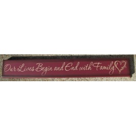 3603L-- Our Lives Begin and ends with Family 
