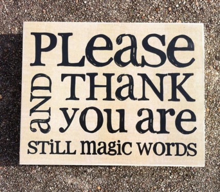 Primitive Wood Box 36109PT - Please and Thank You are still magic words Primitive Wood Box 36109PT - Please and Thank You are still magic words