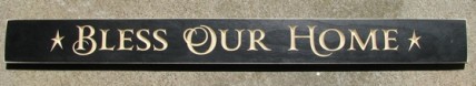 36BOH- Bless our Home Engraved Wood Block 36BOH- Bless our Home Engraved Wood Block