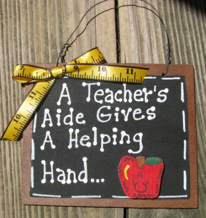 Teacher Gifts 38 Teacher AIde Helping Hand Wood Slate Teacher Gifts 38 Teacher AIde Helping Hand Wood Slate