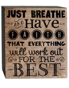 Primitive Wood Box Sign 38279J Just Breathe Primitive Wood Box Sign 38279J Just Breathe
