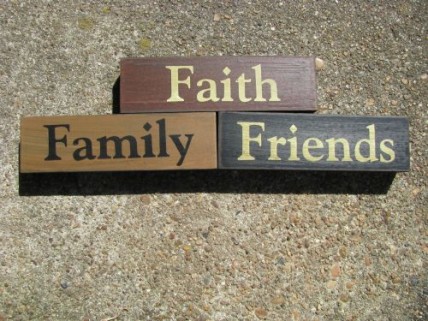30942FFF Faith Family & Friends wood blocks 30942FFF Faith Family & Friends wood blocks