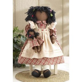 Primitive Doll 40691 - Raggedy Doll Red Dress Primitive Doll 40691 - Raggedy Doll Red Dress