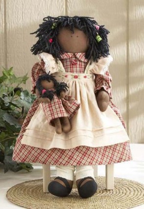 Primitive Doll 40691 - Raggedy Doll Red Dress Primitive Doll 40691 - Raggedy Doll Red Dress