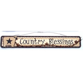 45378CB- Primitive Wood Sign Sheep Country Blessings 45378CB- Primitive Wood Sign Sheep Country Blessings