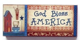 Partiotic Block 48150GBA- God Bless America Block