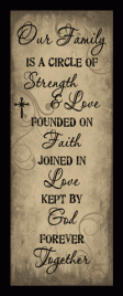 493OF - Our Family wood sign 