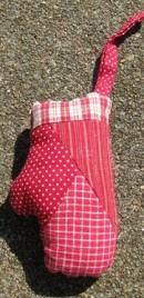 Primitive Decor 50648M - Mitten Patchwork Ornament