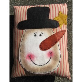 Christmas Decor Pillow 51384SP-Snowman Face Christmas Decor Pillow 51384SP-Snowman Face