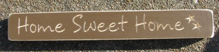 527HSH- Home Sweet Home engraved wood block 527HSH- Home Sweet Home engraved wood block