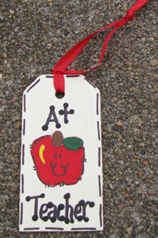 Teacher Gifts 56122AT A Plus Teacher Wood Teacher Tag Teacher Gifts 56122AT A Plus Teacher Wood Teacher Tag