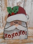 5727 Santa Ho Ho Ho Wood Block 