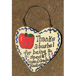 Teacher Gift  6003 Thanks a Bushel Special Second Grade Teacher 