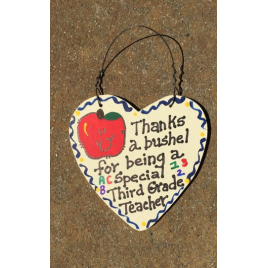 Teacher Gift Thanks a Bushel 6004 Third Grade Teacher