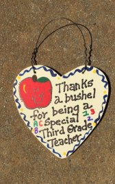 3rd Grade Teacher Gift Thanks a Bushel 6004 Third Grade Teacher