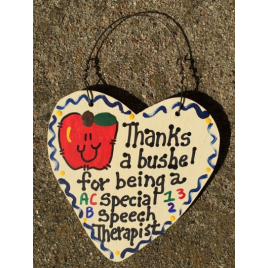 Speech Therapist Teacher Gift Thanks a Bushel 6019 Special Speech Therapist Speech Therapist Teacher Gift Thanks a Bushel 6019 Special Speech Therapist
