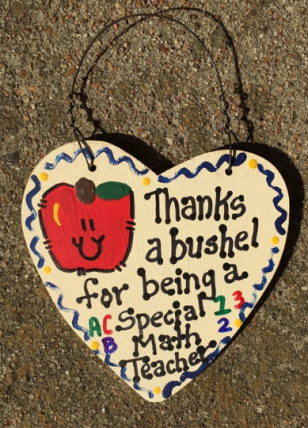 Teacher Gift Thanks a Bushel 6020 Special Math Teacher Teacher Gift Thanks a Bushel 6020 Special Math Teacher