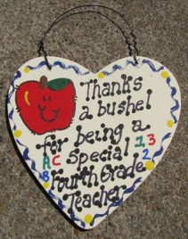 4th Grade Teacher Gift Thanks a Bushel 6023 fourth Grade Teacher