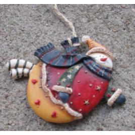 603261-Snowman Resin Ornament 603261-Snowman Resin Ornament