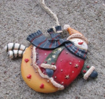 603261-Snowman Resin Ornament 603261-Snowman Resin Ornament