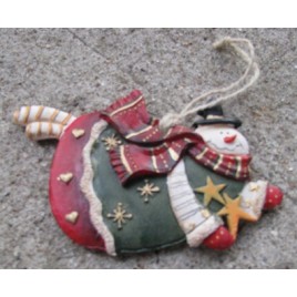 603263-Snowman Resin Ornament 603263-Snowman Resin Ornament