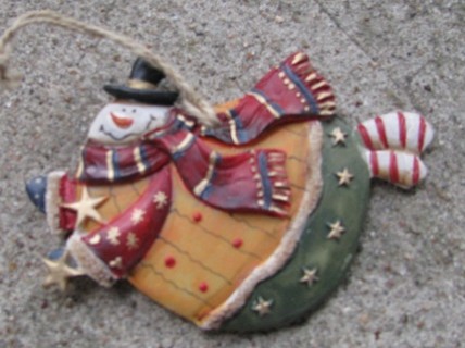 603264-Snowman Resin Ornament 603264-Snowman Resin Ornament
