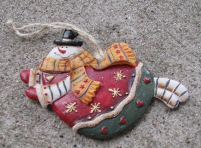 603265-Snowman Resin Ornament 603265-Snowman Resin Ornament