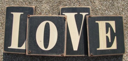 60653LB - Chunky Love Wood Block 60653LB - Chunky Love Wood Block