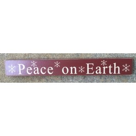 Primitive Wood Block 6080PEO - Peace on Earth Primitive Wood Block 6080PEO - Peace on Earth