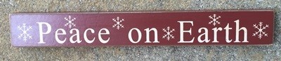 Primitive Wood Block 6080PEO - Peace on Earth Primitive Wood Block 6080PEO - Peace on Earth