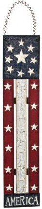 Patriotic Wood Sign 61867 Tall Stars & Stripes 