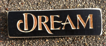 Primitive Engraved Wood Block 6426DB Dream Primitive Engraved Wood Block 6426DB Dream