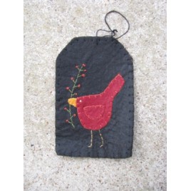 GT6718C- Cardinal Felt Gift Tag 