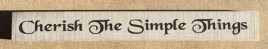 69024CT-Cherish the Simple Things Wood Block