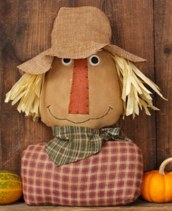 Scarecrow Primitive Cloth and Burlap 6D3192bm - Scarecrow Head/shoulders Scarecrow Primitive Cloth and Burlap 6D3192bm - Scarecrow Head/shoulders