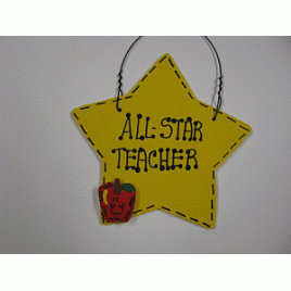   Teacher Gifts Yellow 7010 All Star Teacher