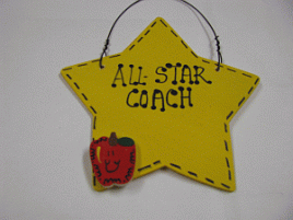   Teacher Gifts Yellow 7016 All Star Coach