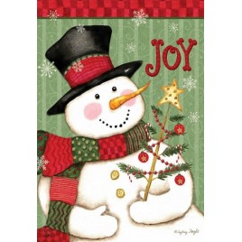 Garden Flag  7151 Snowman Joy  