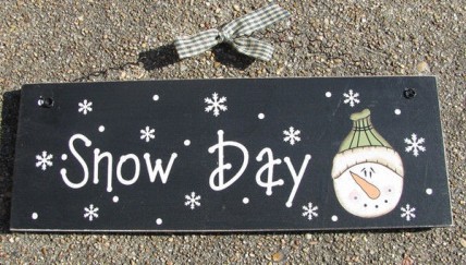 Wood Christmas 71775SD Snowman Plaque Snow Day Wood Christmas 71775SD Snowman Plaque Snow Day