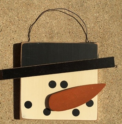 74095NB Wood Snowman Face 74095NB Wood Snowman Face