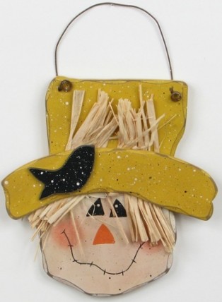 Primitive Wood 7701 - Scarecrow Head Primitive Wood 7701 - Scarecrow Head