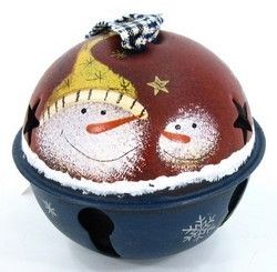  77754S2-  Snowman Bell Ornament 