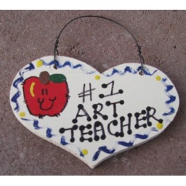 Teacher Gifts  807 Art Teacher Wood Teacher Heart  Teacher Gifts  807 Art Teacher Wood Teacher Heart