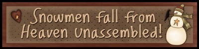 Primitive Wood Block 811SF- Snowman Fall from Heaven Unassembled Primitive Wood Block 811SF- Snowman Fall from Heaven Unassembled