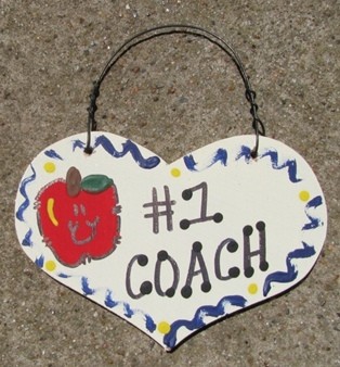 Teacher Gifts 816 Coach Wood Teacher Heart 